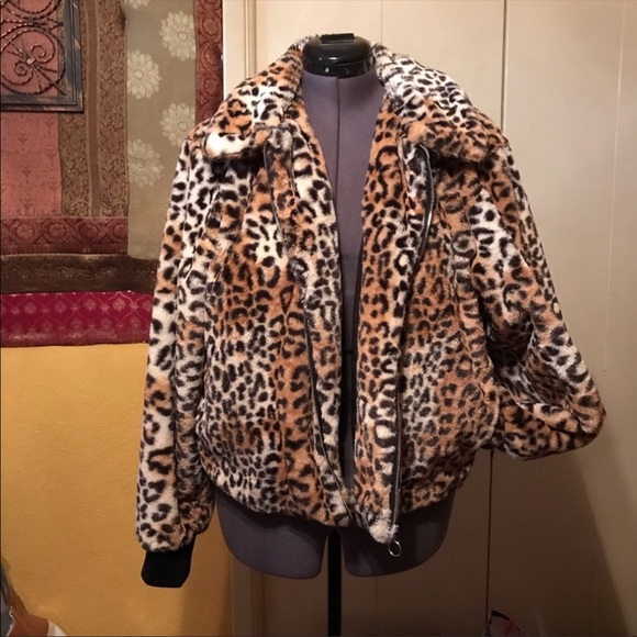 Leopard print bomber jacket - Picture 3 of 4